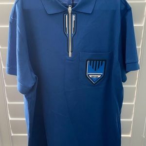Prada Zip up Polo